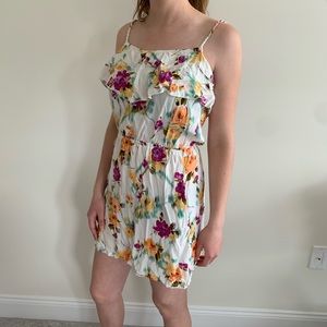 Garage Floral spaghetti strap dress M